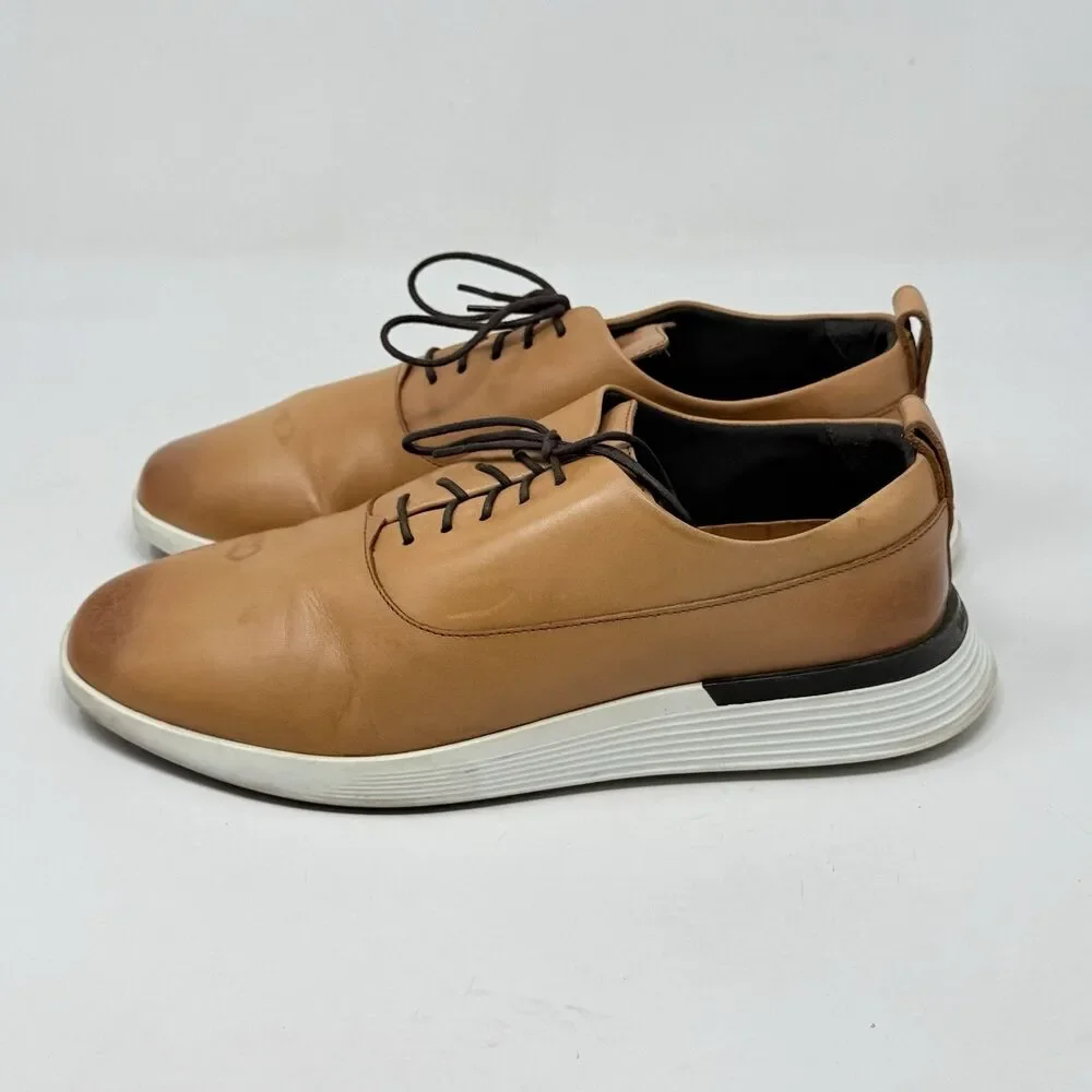 Wolf & Shepherd Crossover Longwing Oxford Shoes Mens 9.5 M Honey Brown Leather